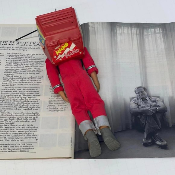 VTG 1979 Mattel MORK AND MINDY Talking Doll w/ Backpack~ Pull strings WORKS~ - Picture 6 of 10